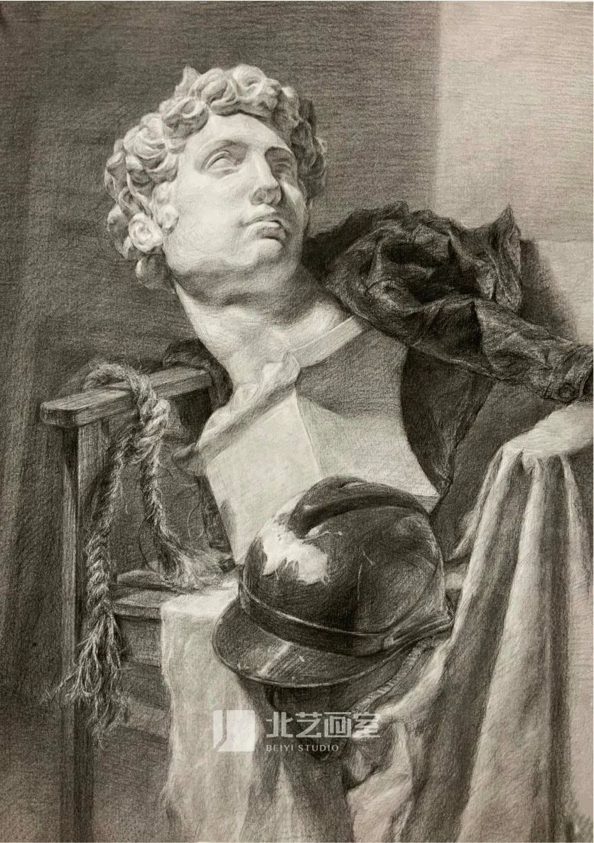 k8凯发(中国)天生赢家·一触即发2023届学员素描静物写生作品（四）