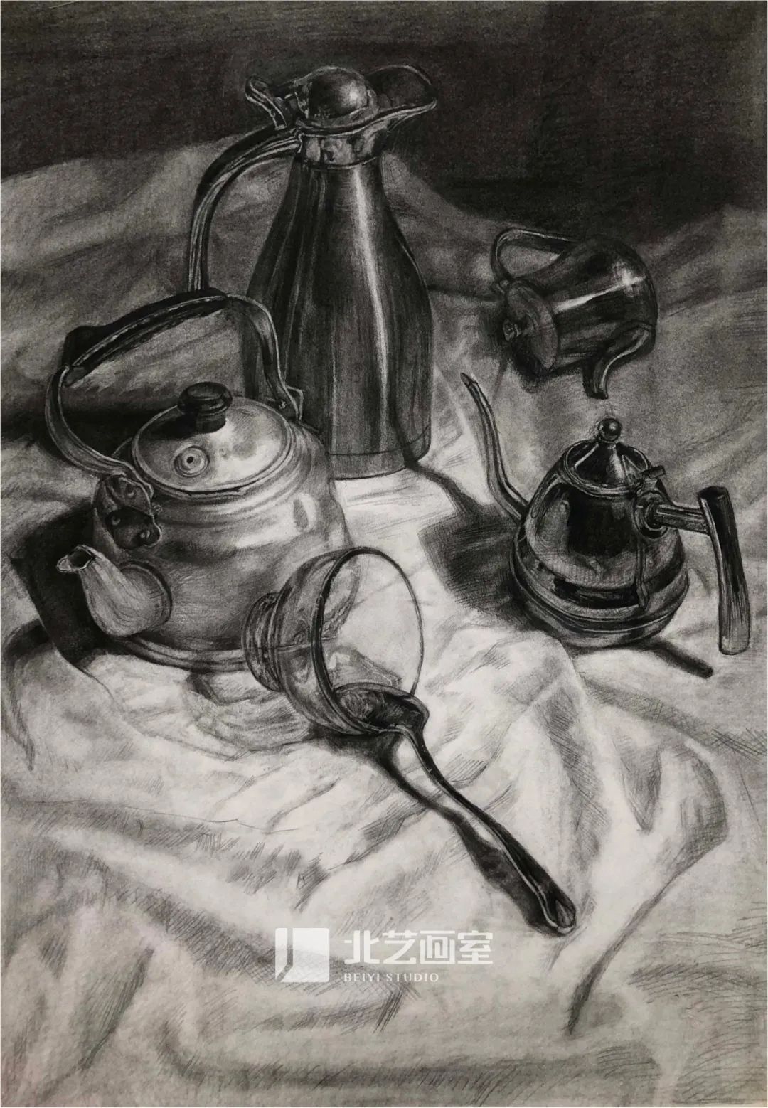 k8凯发(中国)天生赢家·一触即发2023届学员素描静物写生作品