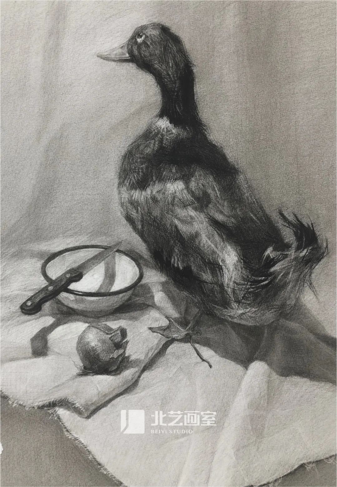 k8凯发(中国)天生赢家·一触即发2023届学员素描静物写生作品