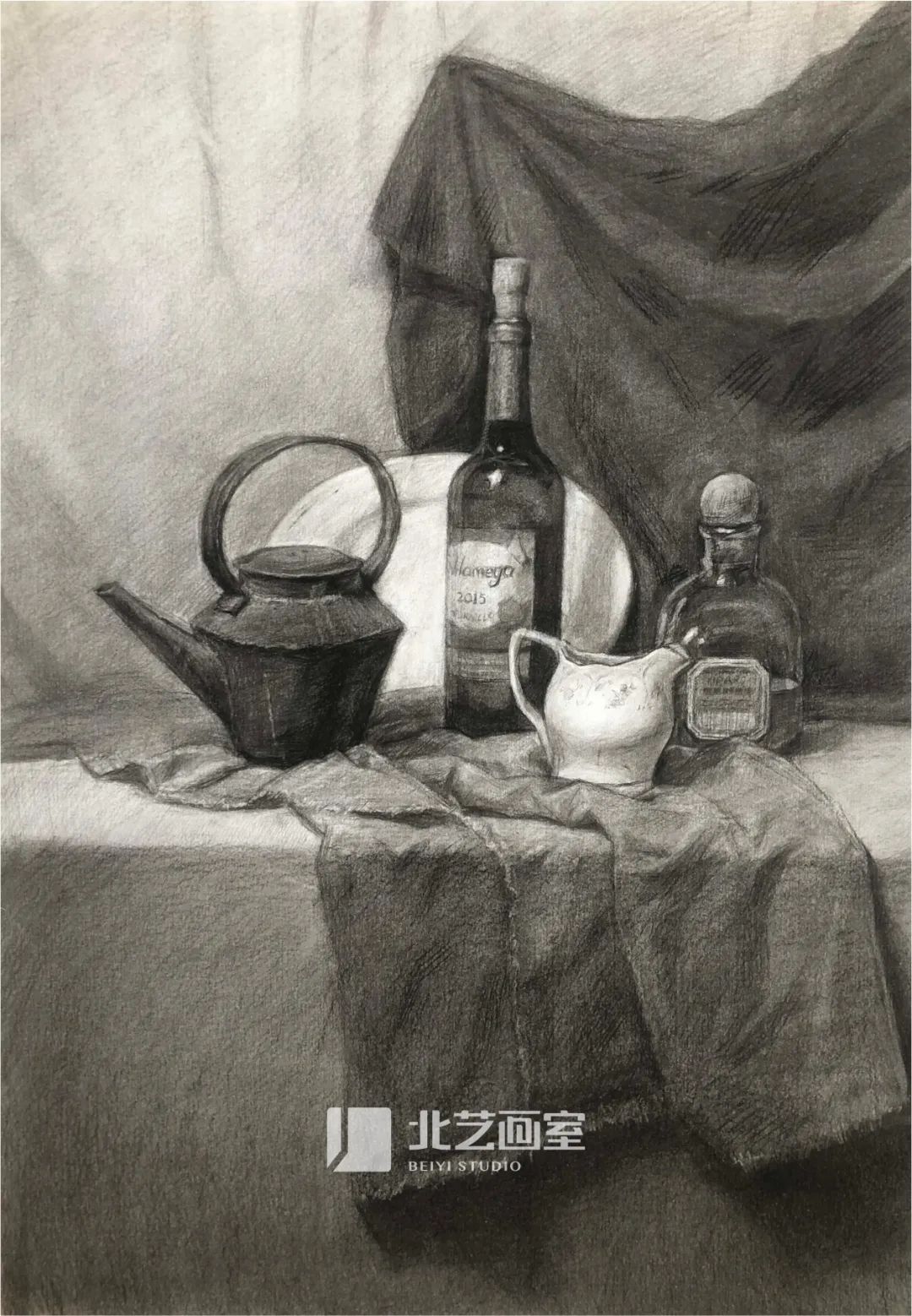 k8凯发(中国)天生赢家·一触即发2023届学员素描静物写生作品