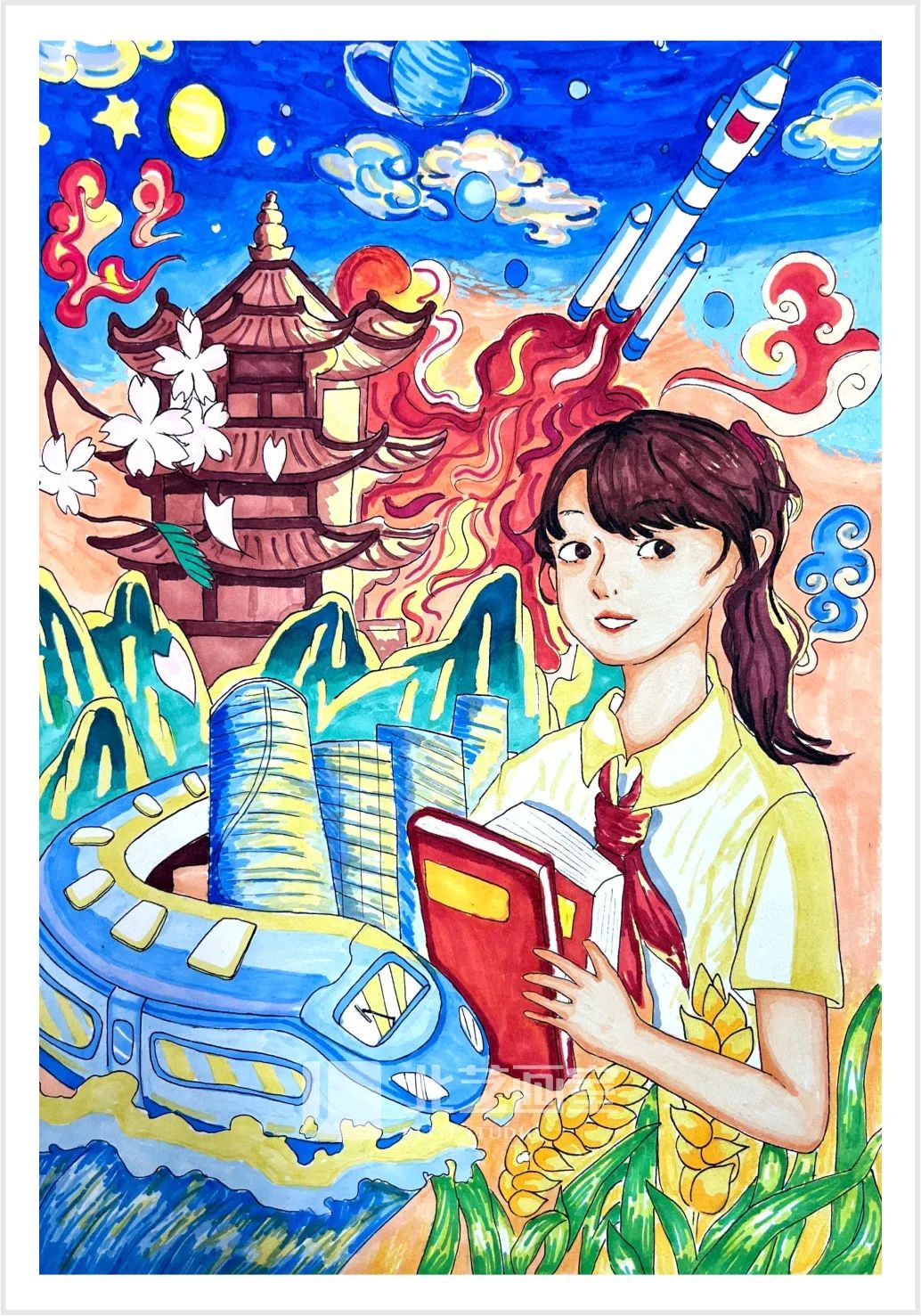 k8凯发(中国)天生赢家·一触即发2023基础部艺术小人才作品汇报展