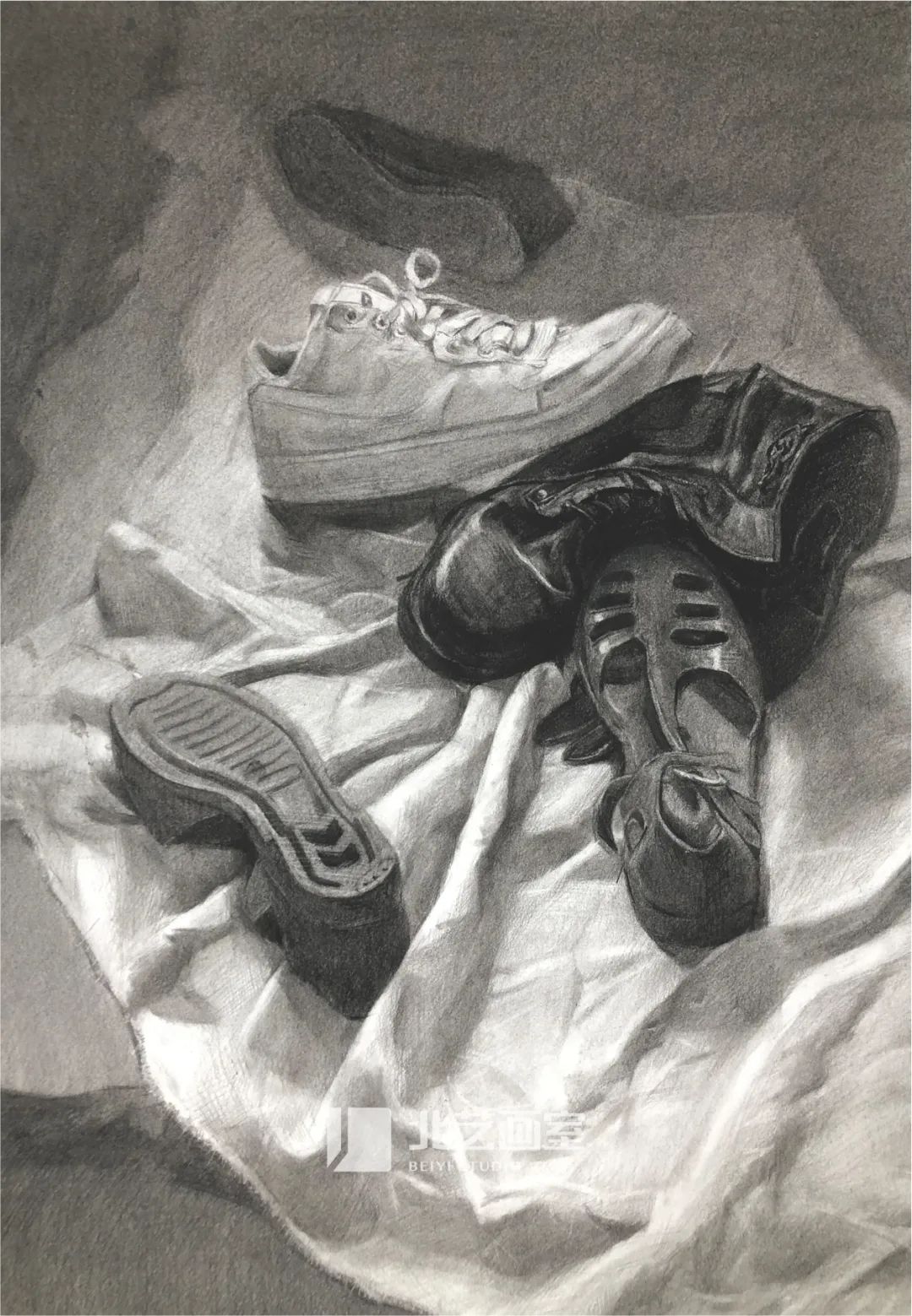 k8凯发(中国)天生赢家·一触即发2023届学员素描静物写生作品