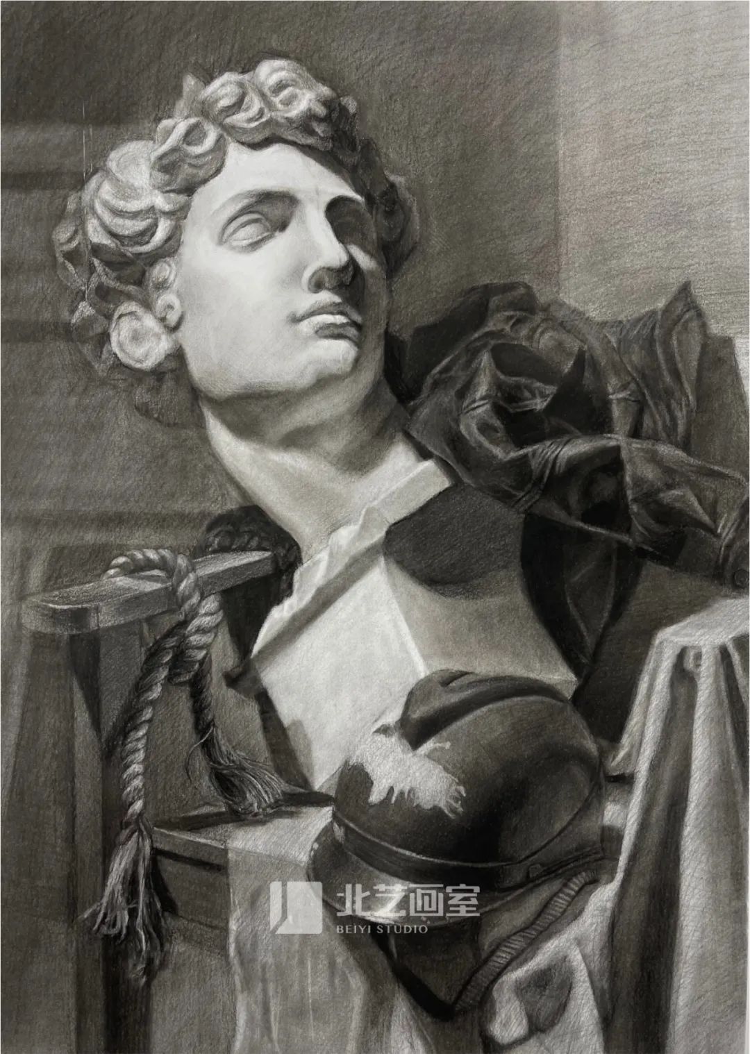 k8凯发(中国)天生赢家·一触即发2023届学员素描静物写生作品（六）