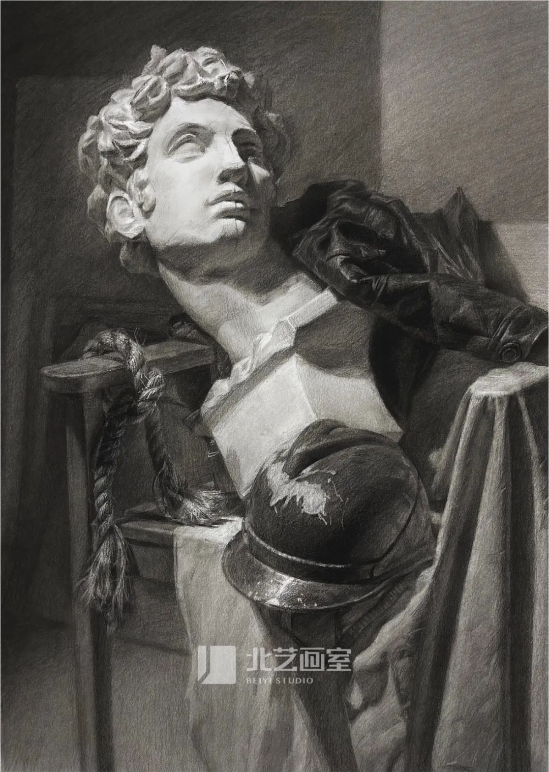 k8凯发(中国)天生赢家·一触即发2023届学员素描静物写生作品（六）