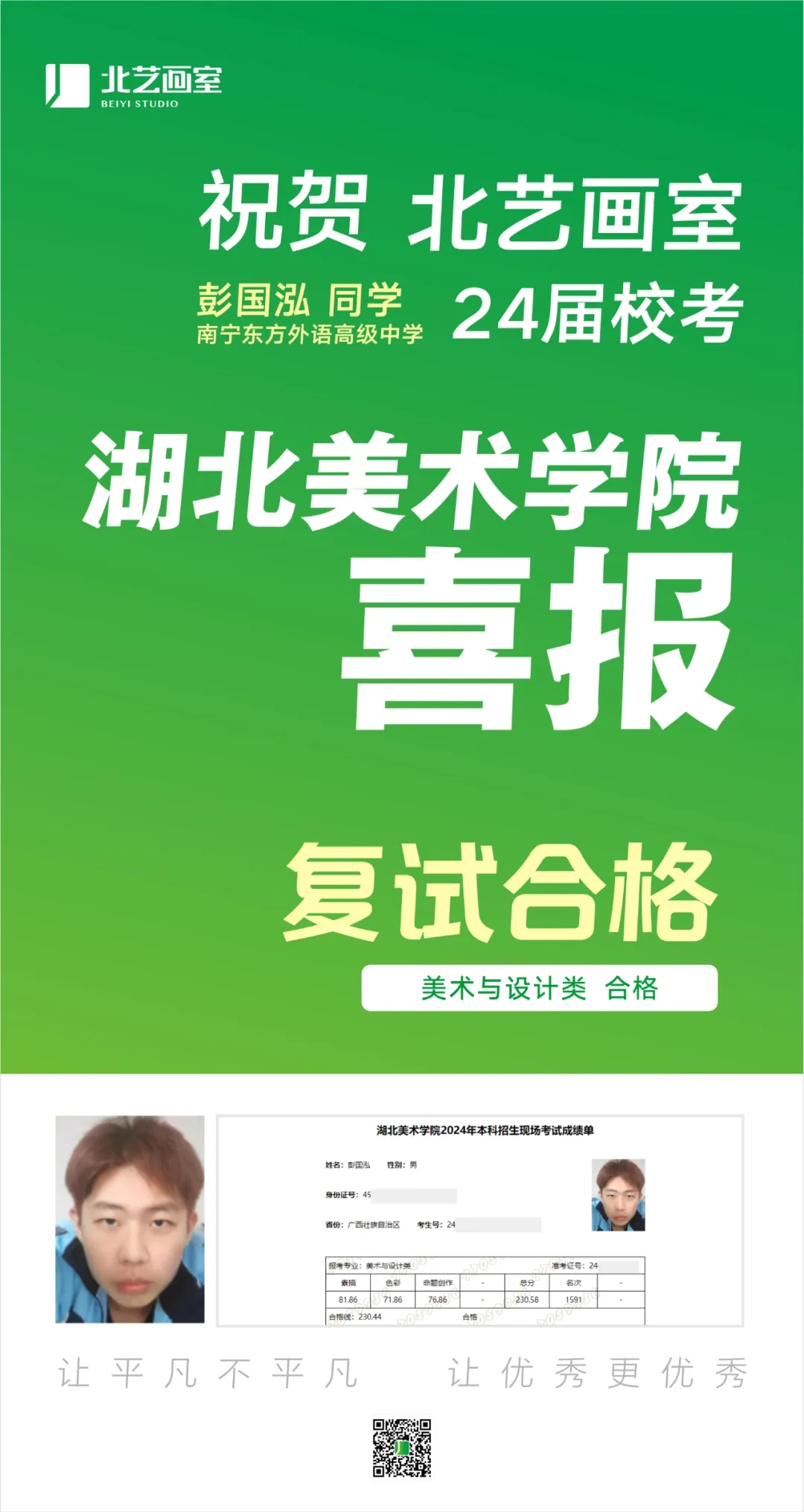 2024k8凯发(中国)天生赢家·一触即发湖北美术学院校考捷报