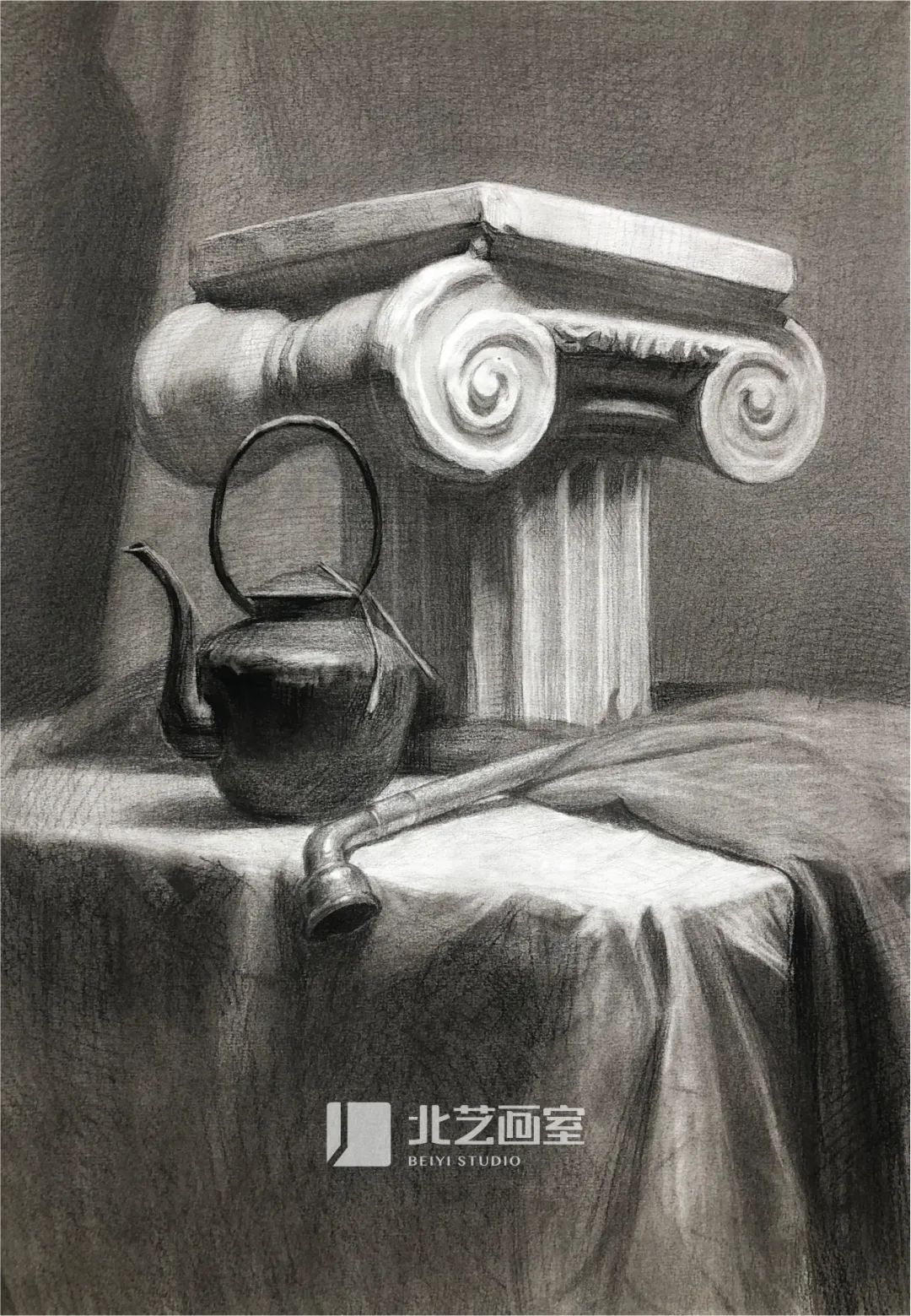 k8凯发(中国)天生赢家·一触即发2023届学员素描静物写生作品