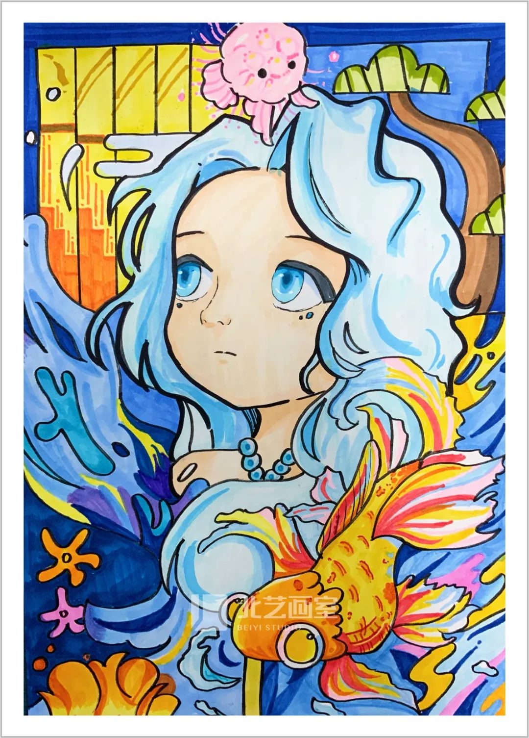 k8凯发(中国)天生赢家·一触即发艺术小人才特训班获奖作品欣赏