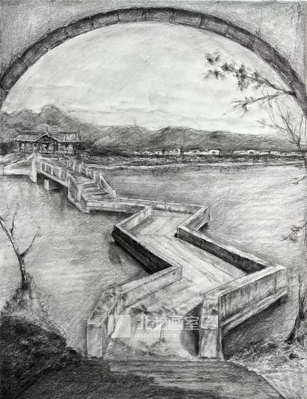 k8凯发(中国)天生赢家·一触即发2023届学员婺源写生作品