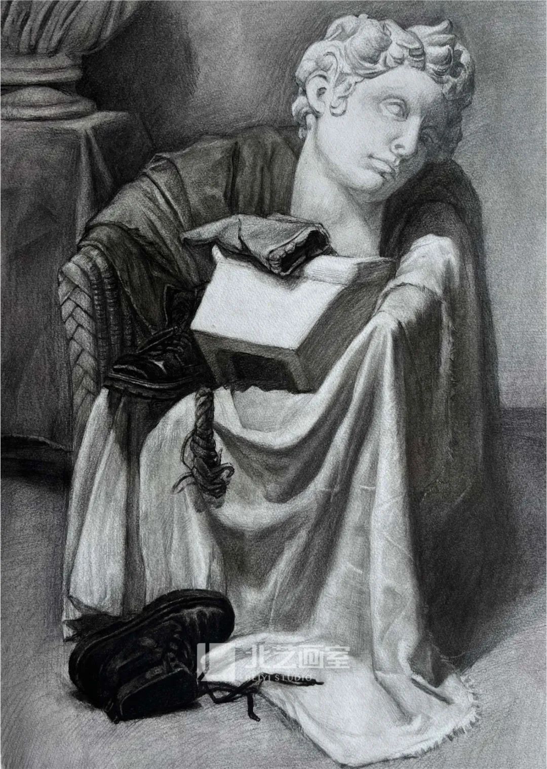 k8凯发(中国)天生赢家·一触即发2023届学员素描静物写生作品（六）