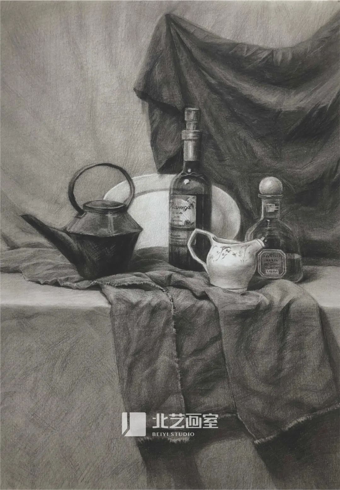 k8凯发(中国)天生赢家·一触即发2023届学员素描静物写生作品