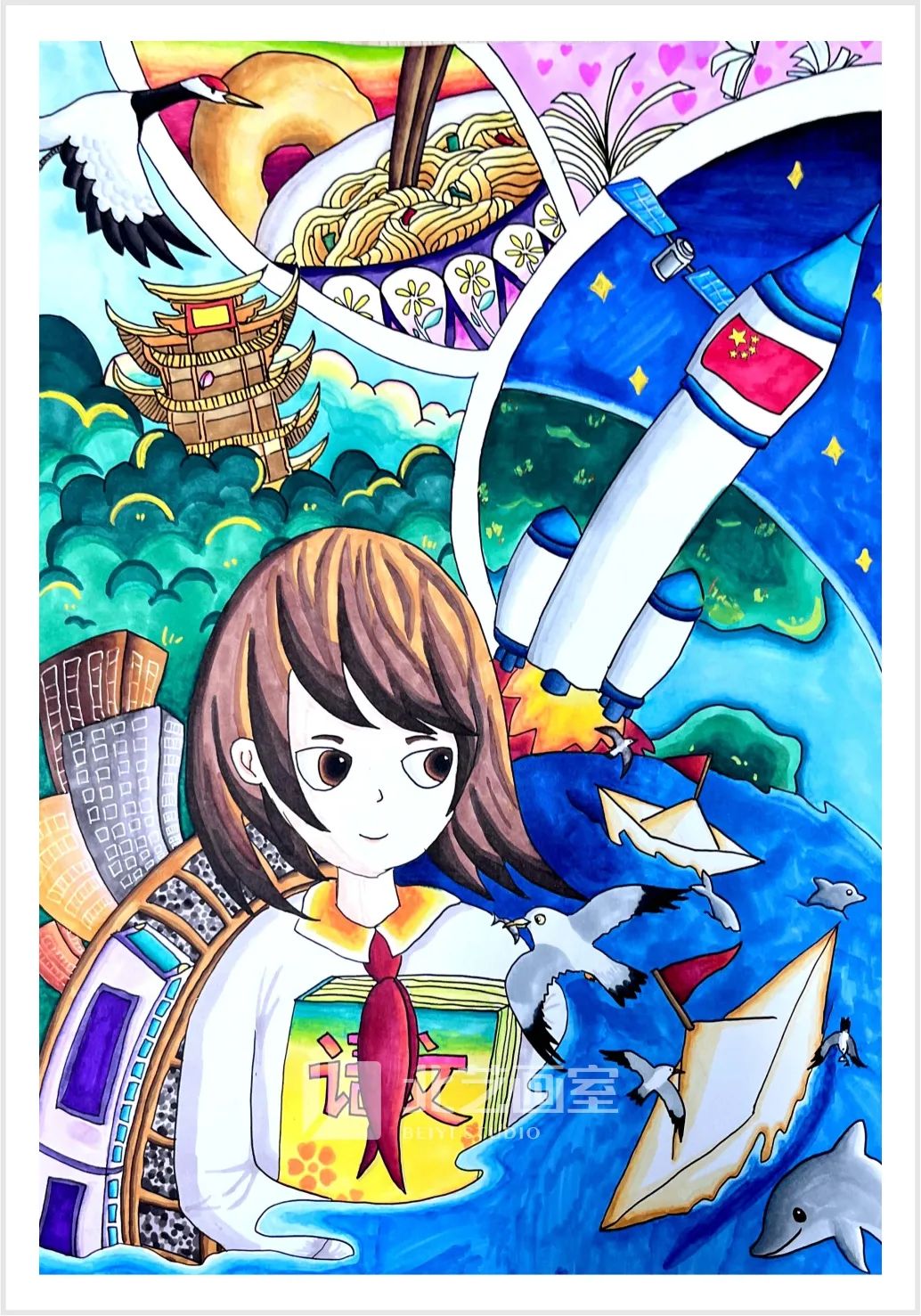 k8凯发(中国)天生赢家·一触即发2023基础部艺术小人才作品汇报展