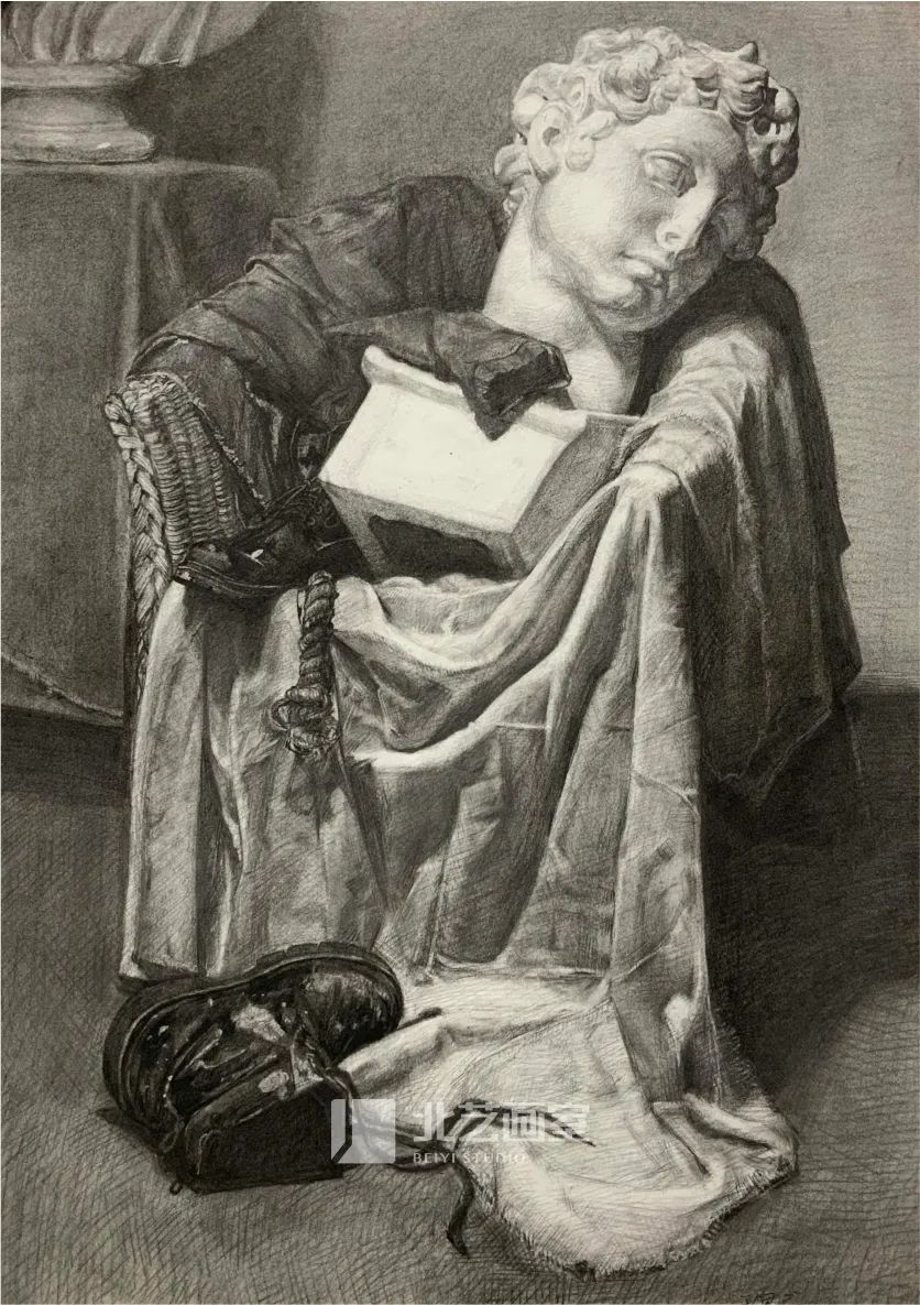 k8凯发(中国)天生赢家·一触即发2023届学员素描静物写生作品（四）