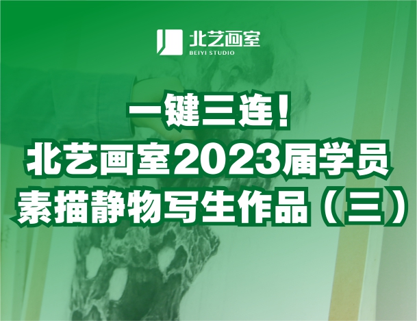 一键三连！k8凯发(中国)天生赢家·一触即发2023届学员素描静物写生作品（三）