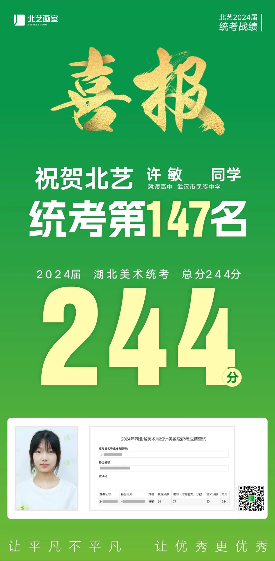 k8凯发(中国)天生赢家·一触即发2024届湖北美术统考成绩