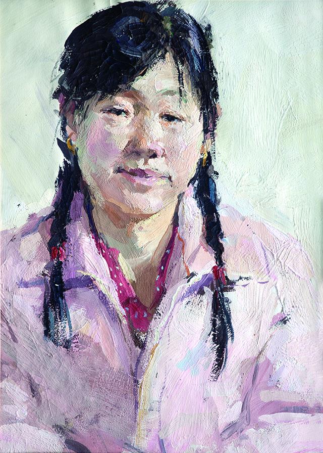 色彩头部关系和背景分析